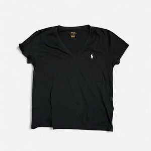 Black Polo Ralph Lauren V-neck tee